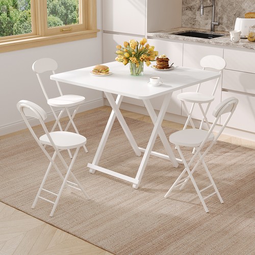 Small wooden folding table - table, and