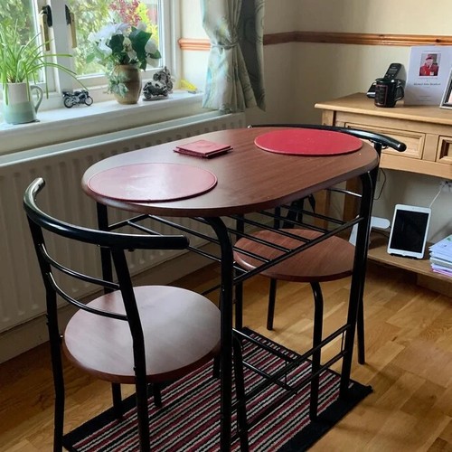Small table and chairs - and, 3pcs