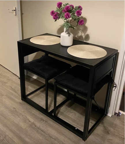Small table and - and, space
