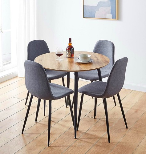 Dining set small round wooden - small,