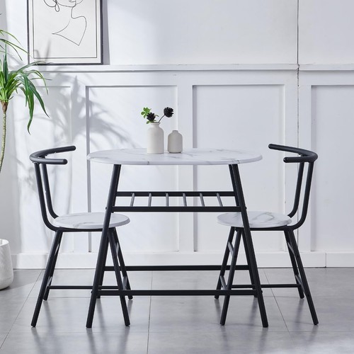 White small dining table and - white,