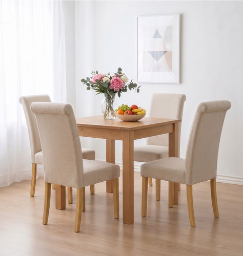 Dining table set small - table, 4,