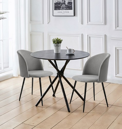 Dining table set small - table, round