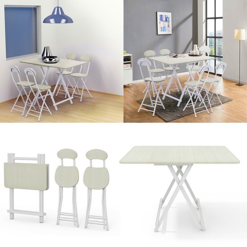 Small folding table and chairs - table,