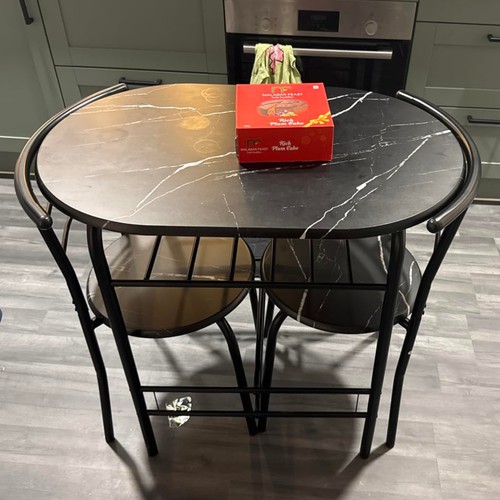 Small table and chairs - table, 2