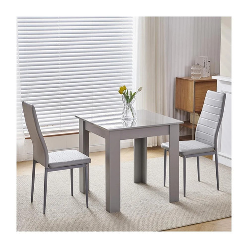 Wood dining table - 75cm, with